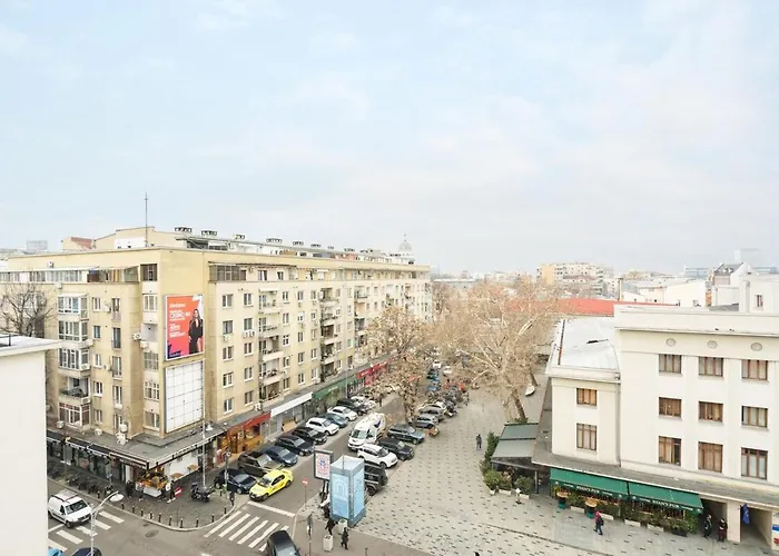 شقة Sunny 2br Flat - Amzei Square - Amazing Terrace *